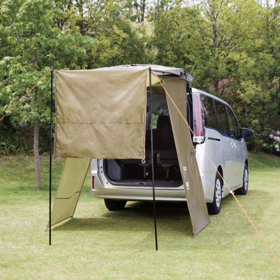 【美品】VISOA×LOGOS カージョイントタープ 槌屋ヤック ロゴス