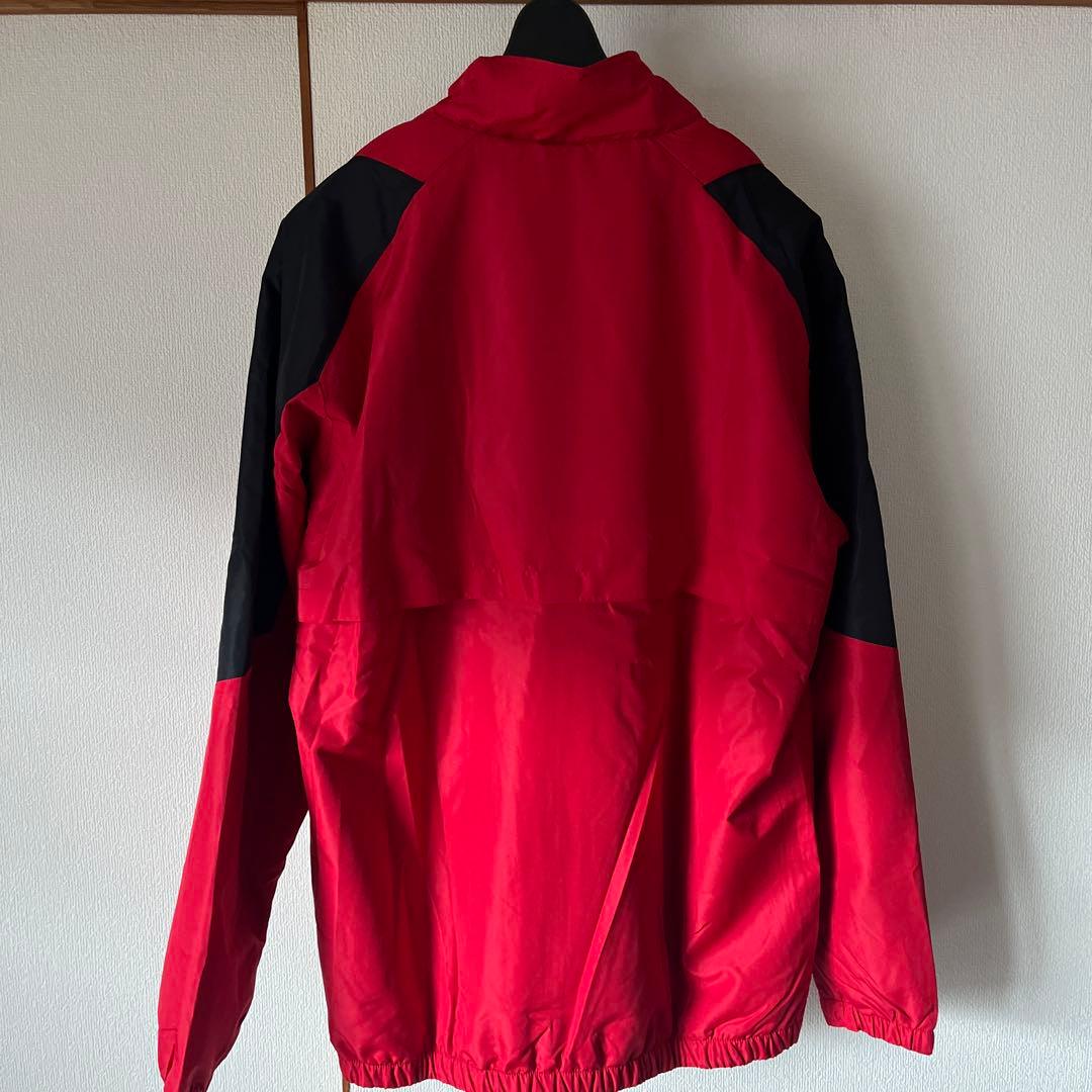 Mizuno フルジップジャケット＆パンツセット XL レッド/ブラック