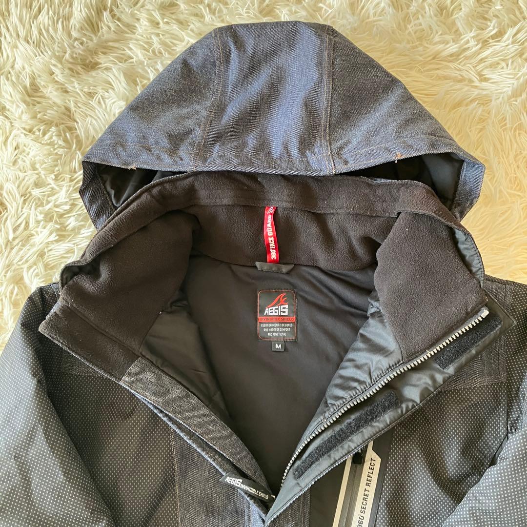 #W14✨ ワークマンイージス360°リフレクト透湿防水防寒デニム上下 Mサイズ