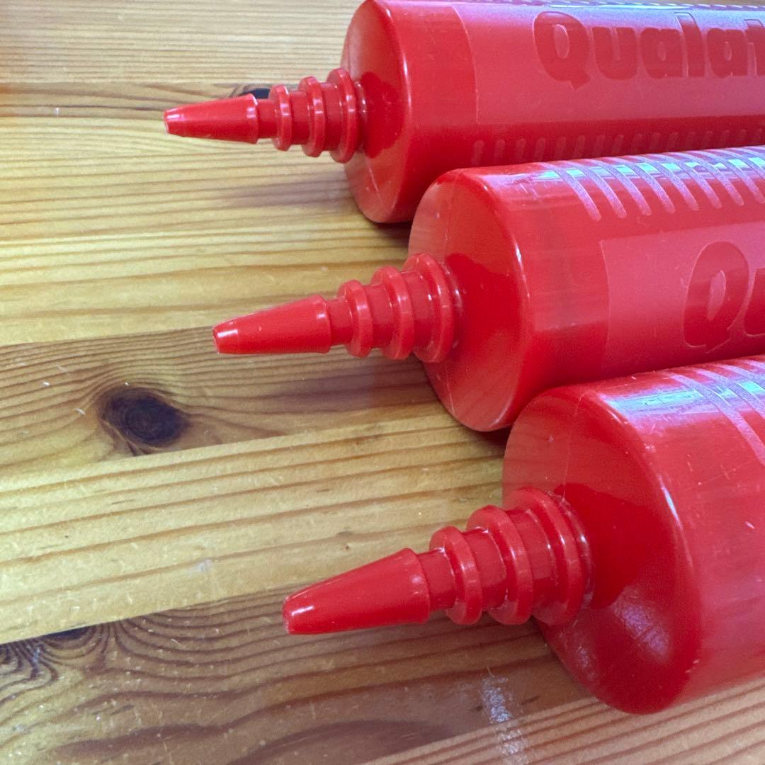 クオラテックス　レッドポンプ3本セット　中古3