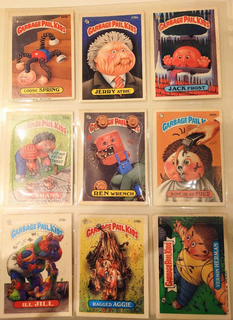 ビンテージ　1986年　USA ガーベッジペイルキッズ　カード　単品-まとめ売り