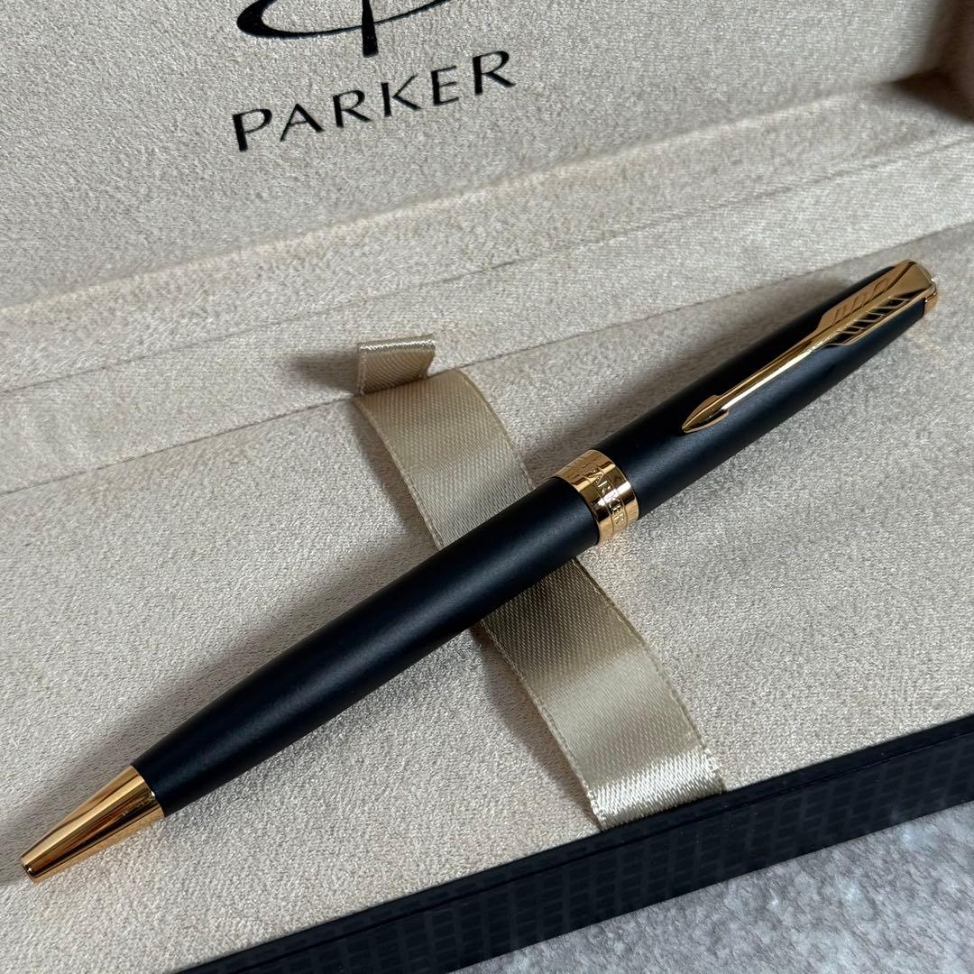 【未使用】パーカー ソネット 万年筆＆ボールペン セット マットブラックGT