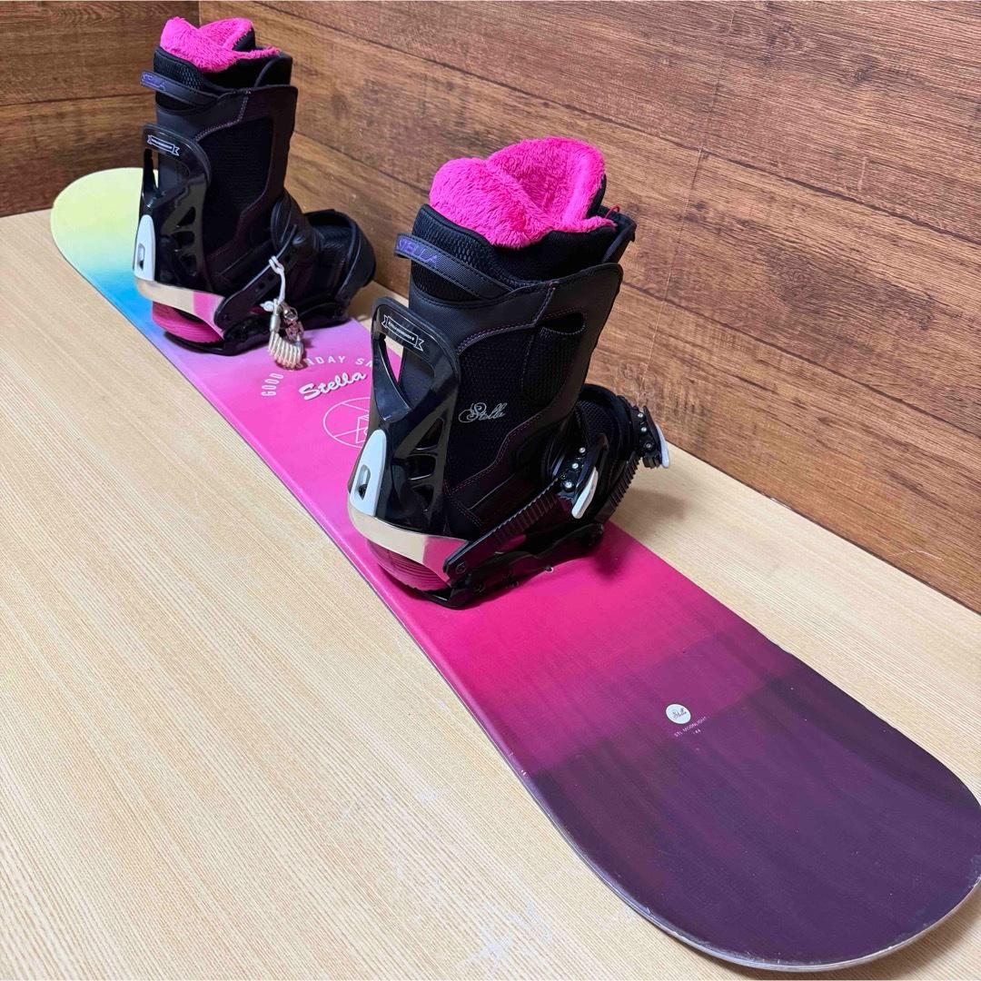 STELLA ステラ　初心者オススメ　レディース　スノーボード5点 144cm