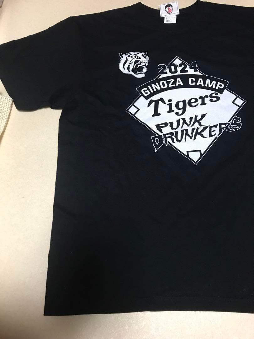 punkdrunkers XL パンクドランカーズ 阪神タイガース tee 黒