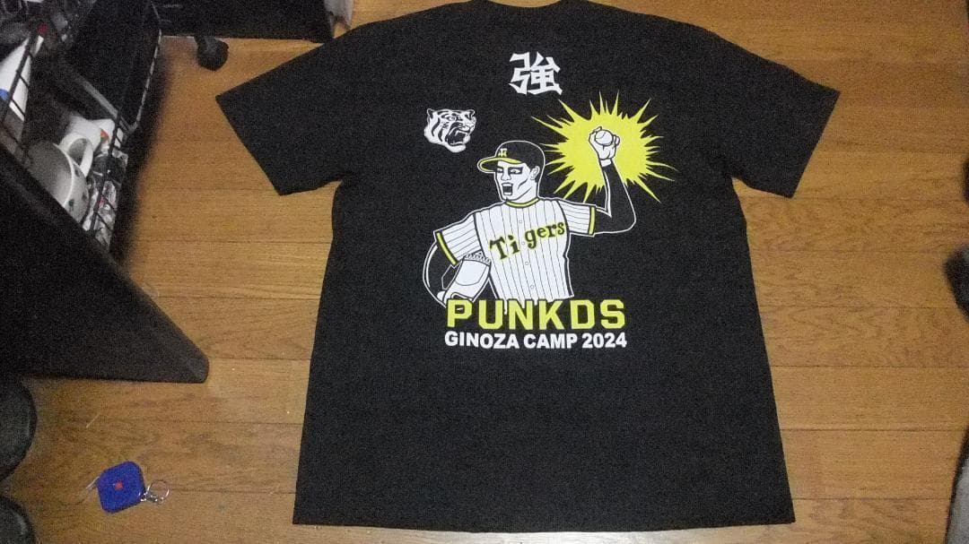 punkdrunkers XL パンクドランカーズ 阪神タイガース tee 黒