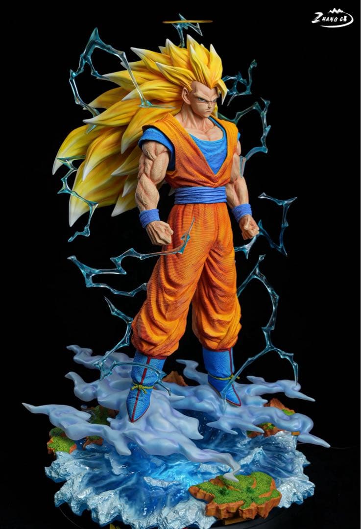 ドラゴンボールガレージキット　超サイヤ人3孫悟空　レジン スタチュー フィギュア
