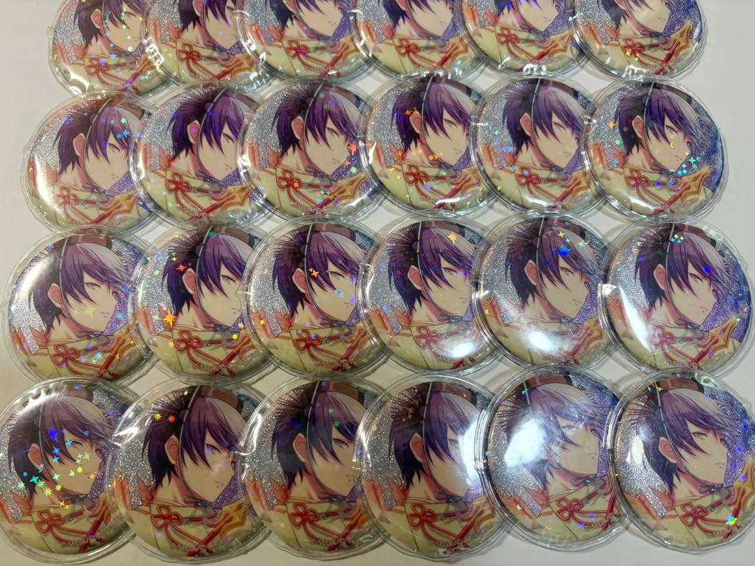 プロセカ 青柳冬弥 グリッター缶バッジ グリ缶