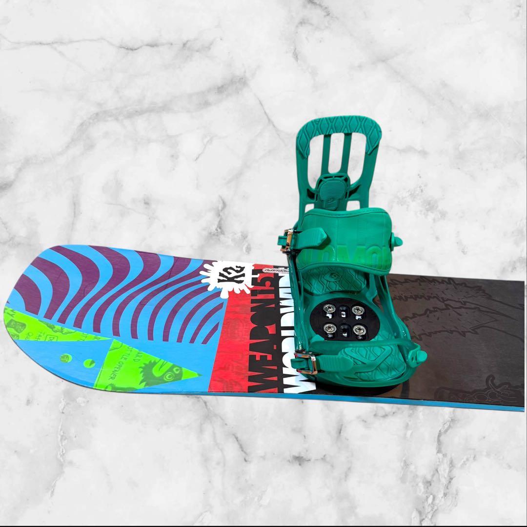 【2点セット】K2 WWW 151スノーボード SALOMON リズム