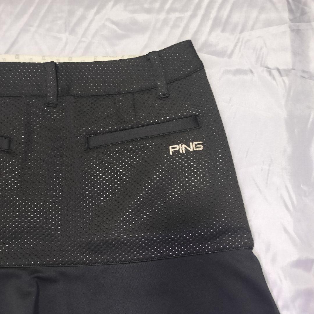 【新品】ピンゴルフ ハイネック長袖シャツ ダンボールスカート セットアップ S