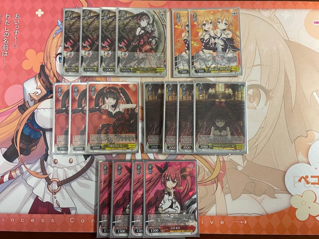 ヴァイスシュヴァルツ　デート・ア・ライブ 8枝 デッキ