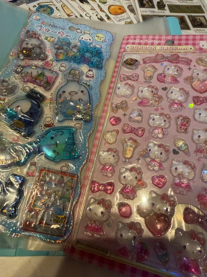 ボンボンドロップシール　キティーちゃん　大人の図鑑シール　ステッカー　シール帳