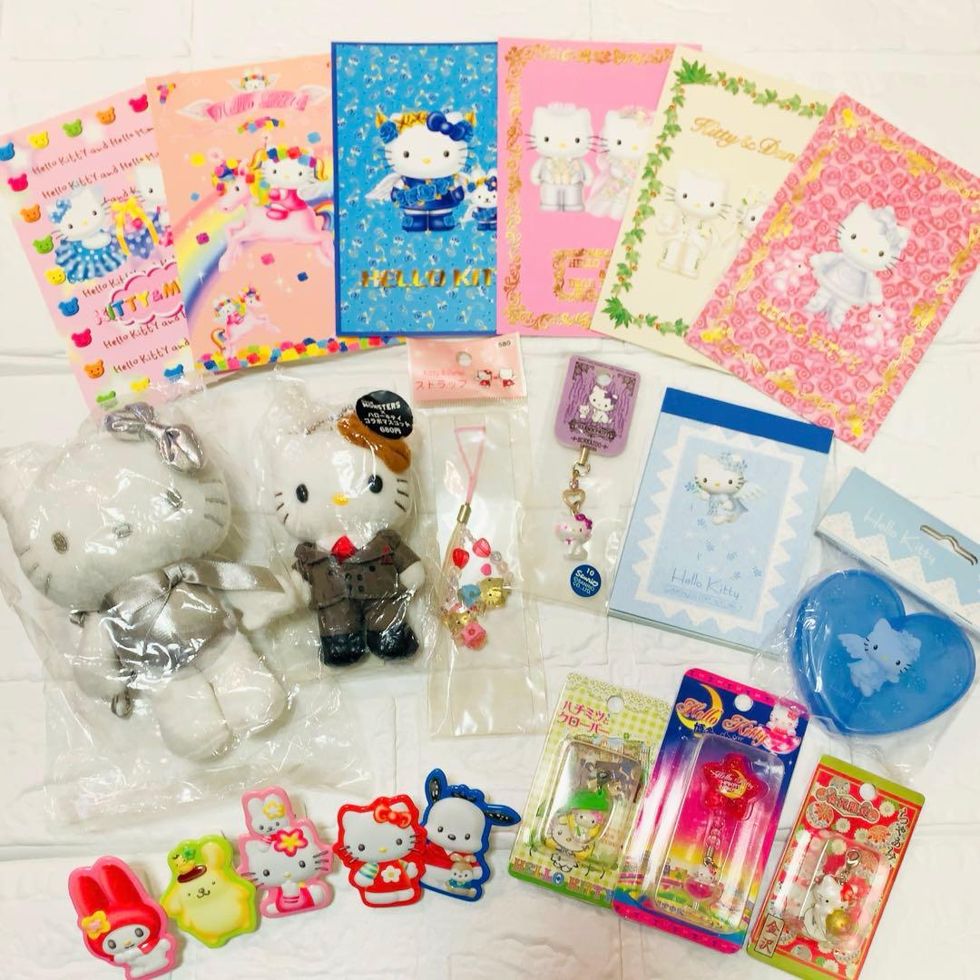 ☆レア☆ ハローキティ ぬいぐるみ　ストラップ　メモ　ポストカード等　20点
