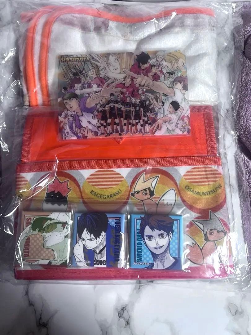 【新品・未使用】ハイキュー！！原作バラエティバッグ　2021 ブランケット　他