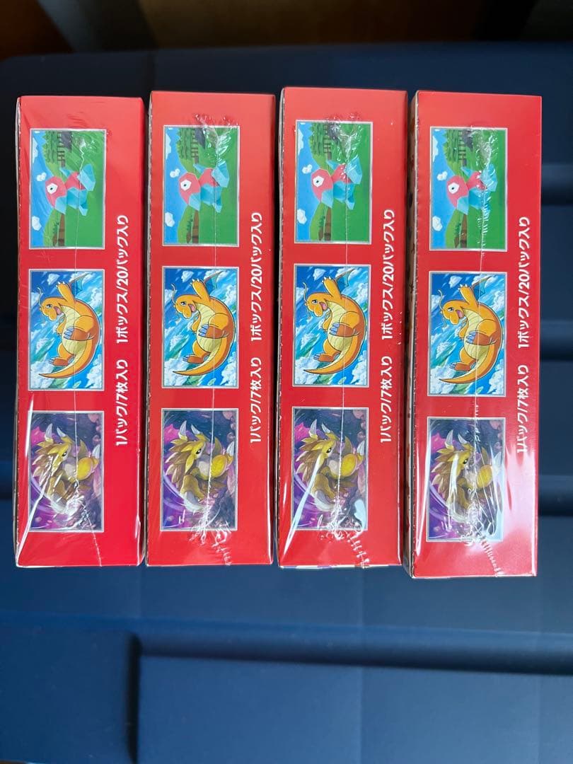 ポケモンカード　151 シュリンク付きBOX 4箱