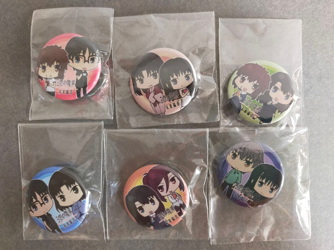 劇場版空の境界未来福音 缶バッジ全6種セット ufotable dining