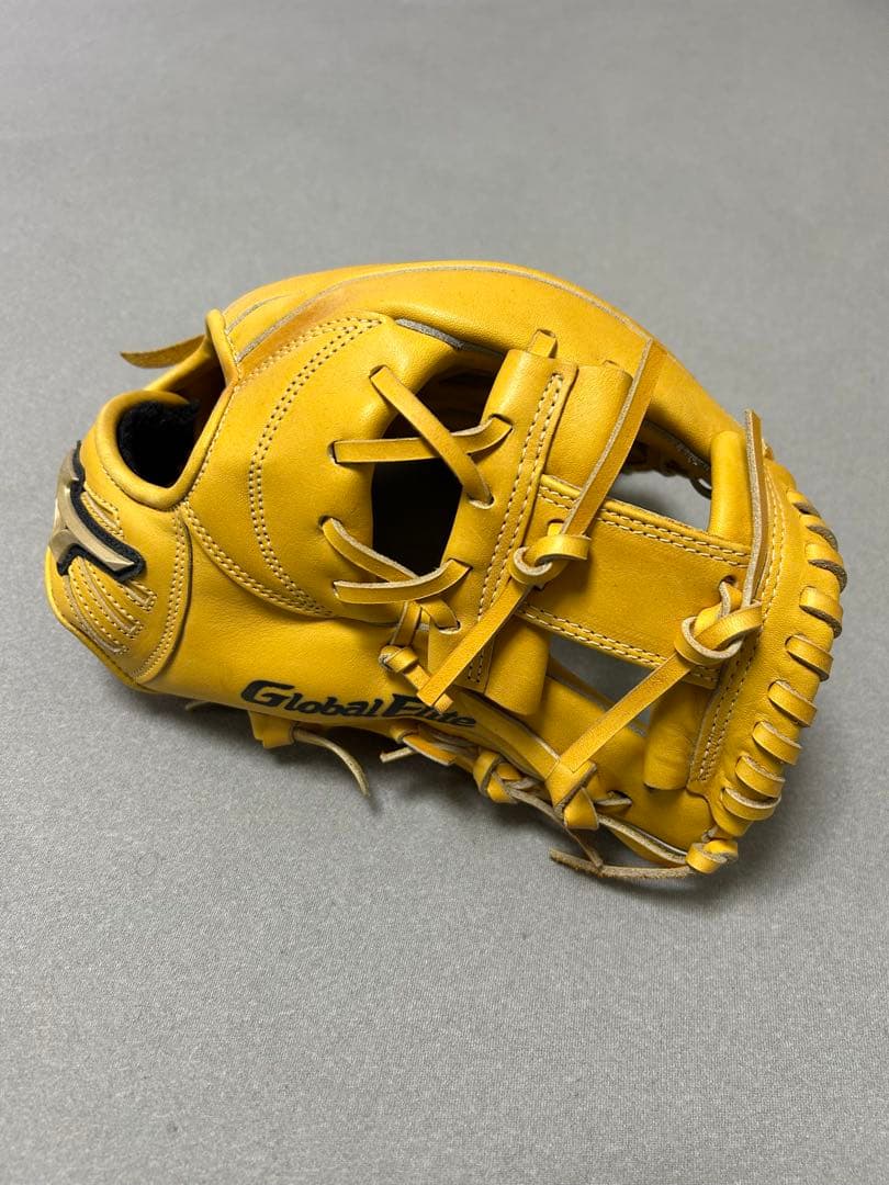 グローブ ミズノ グローバルエリート イエロー 軟式 坂本勇人ウェブモデル