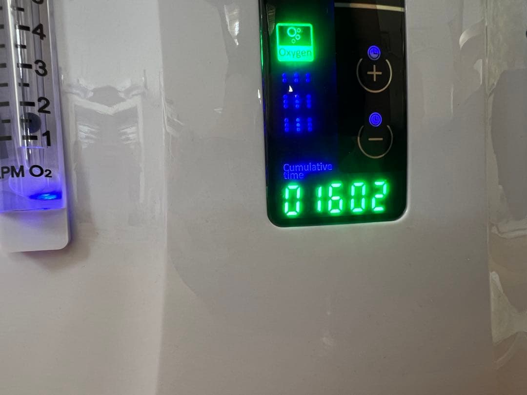 酸素発生器と酸素濃度計のセット