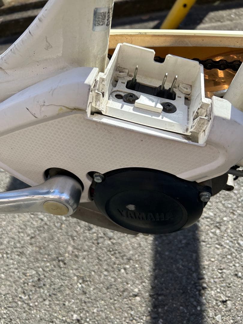 子供乗せ自転車ブリヂストン2人乗り20インチ 白　内装3段変速