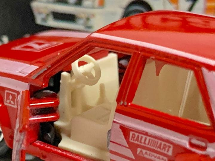 黒箱 トミカ  三菱ランサーターボ 2Fホイール仕様 激レア