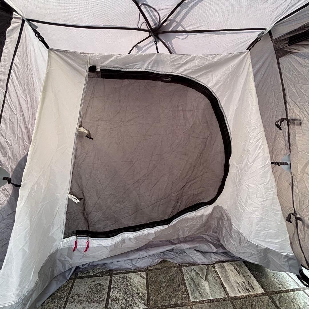 DOD BIKE IN ライダーズバイクインテント グレー　ソロキャンプ