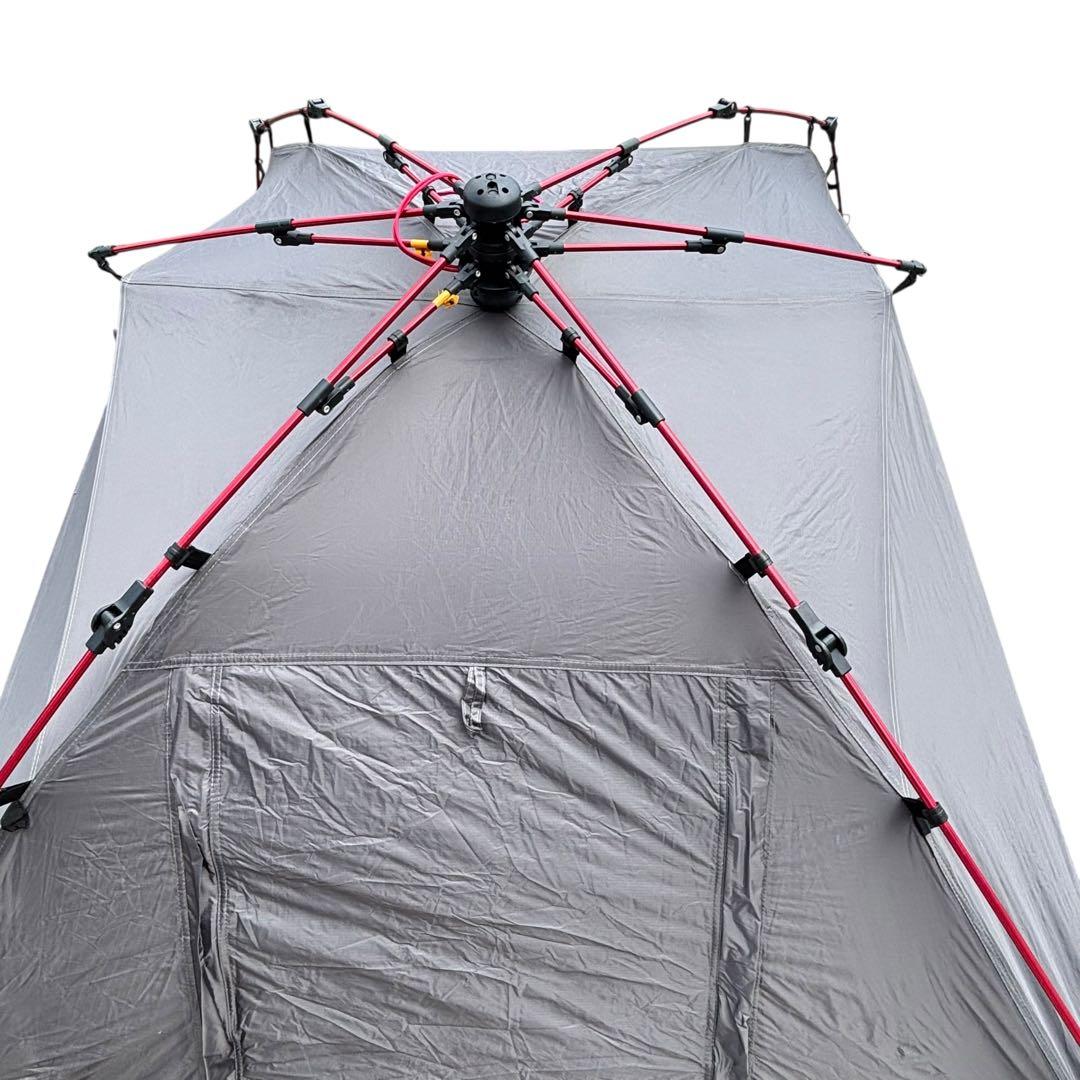 DOD BIKE IN ライダーズバイクインテント グレー　ソロキャンプ