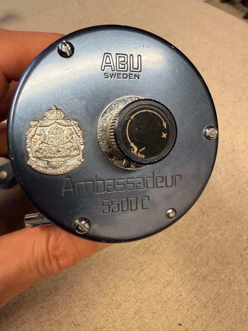 ABU Ambassadeur 5500C おそらく60年代後期　ガンメタ