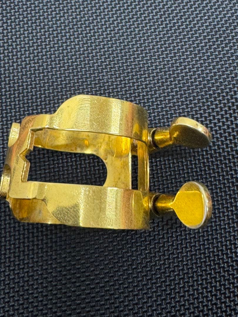 ハリソン　テナーサックス　リガチャー 金メッキ