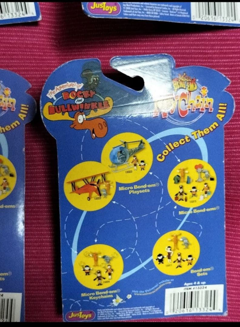 ヴィンテージトイ　ロッキーとブルウィンクルの大冒険　キーホルダー