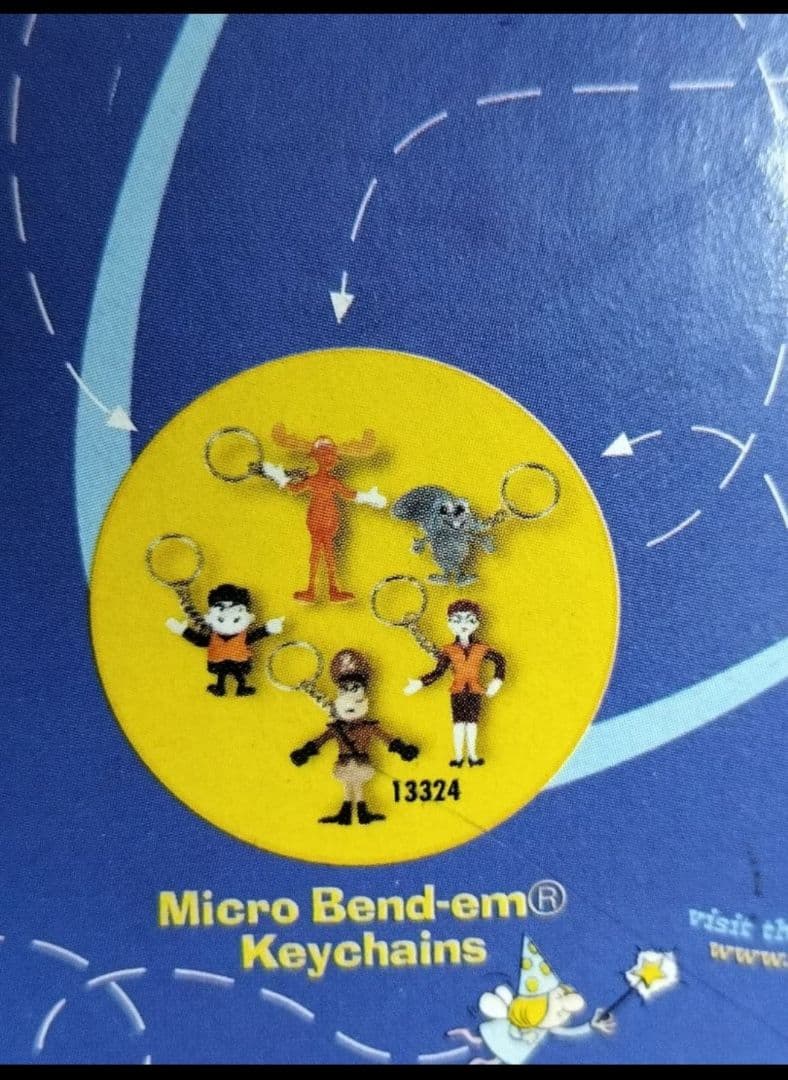 ヴィンテージトイ　ロッキーとブルウィンクルの大冒険　キーホルダー