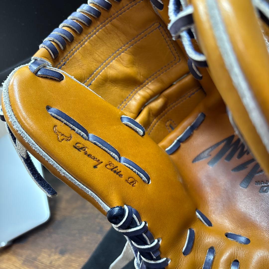 ミズノプロオーダーグローブ　特殊指カバー　田中将大モデル