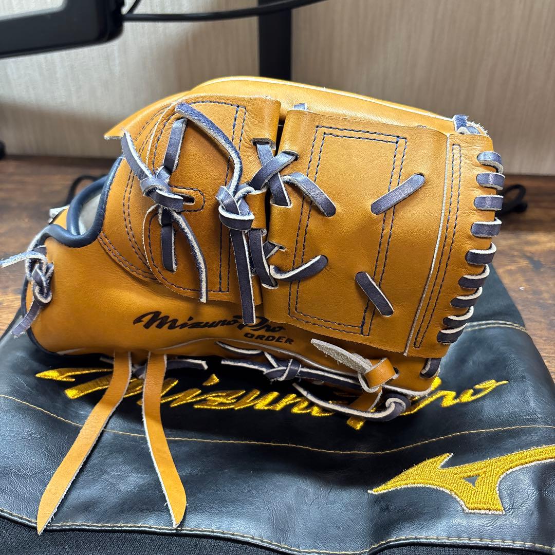 ミズノプロオーダーグローブ　特殊指カバー　田中将大モデル