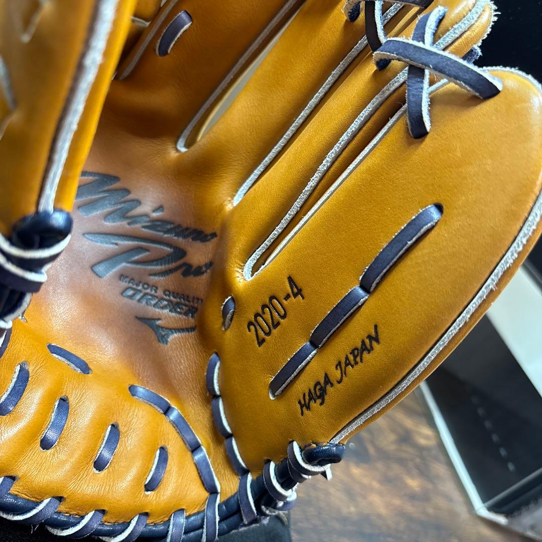 ミズノプロオーダーグローブ　特殊指カバー　田中将大モデル