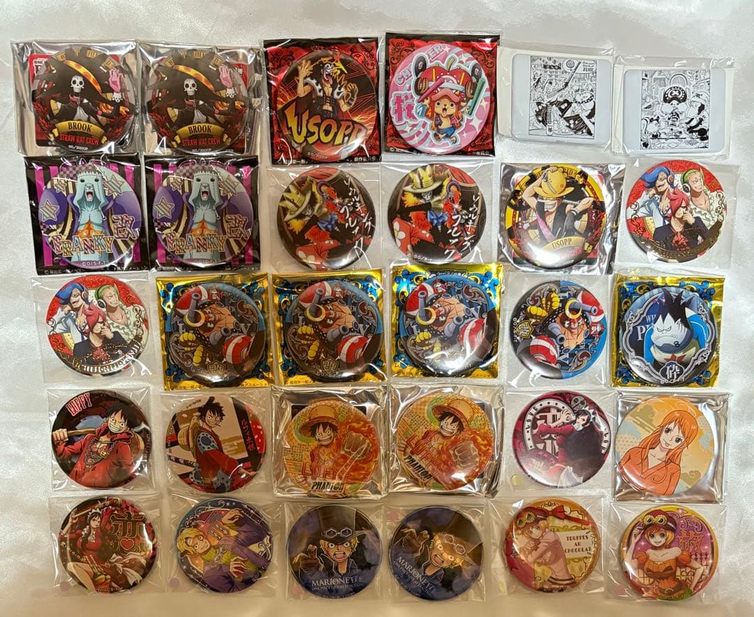 ワンピース 缶バッジ まとめ