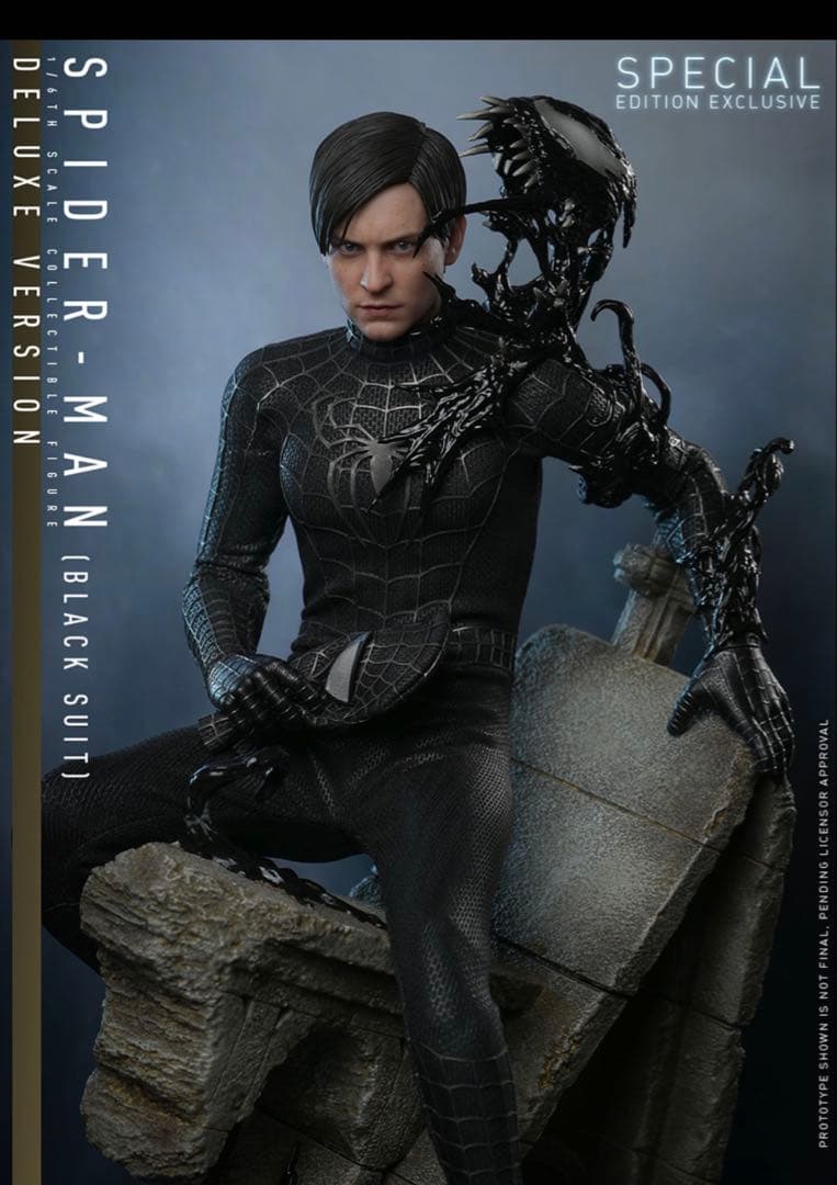 スパイダーマン（ブラックスーツ／デラックス版）［ボーナスアクセサリー付き］未開封