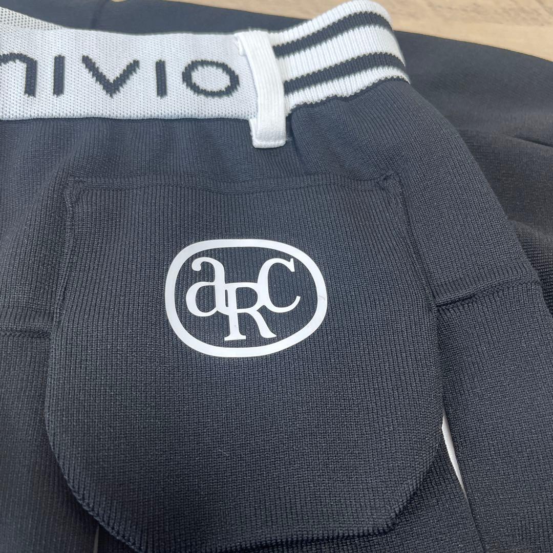 アルチビオ　プリーツスカート　38 ブラック✖️ホワイト　秋冬