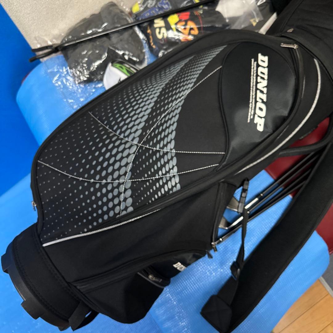 DUNLOP ブラックキャディバッグ
