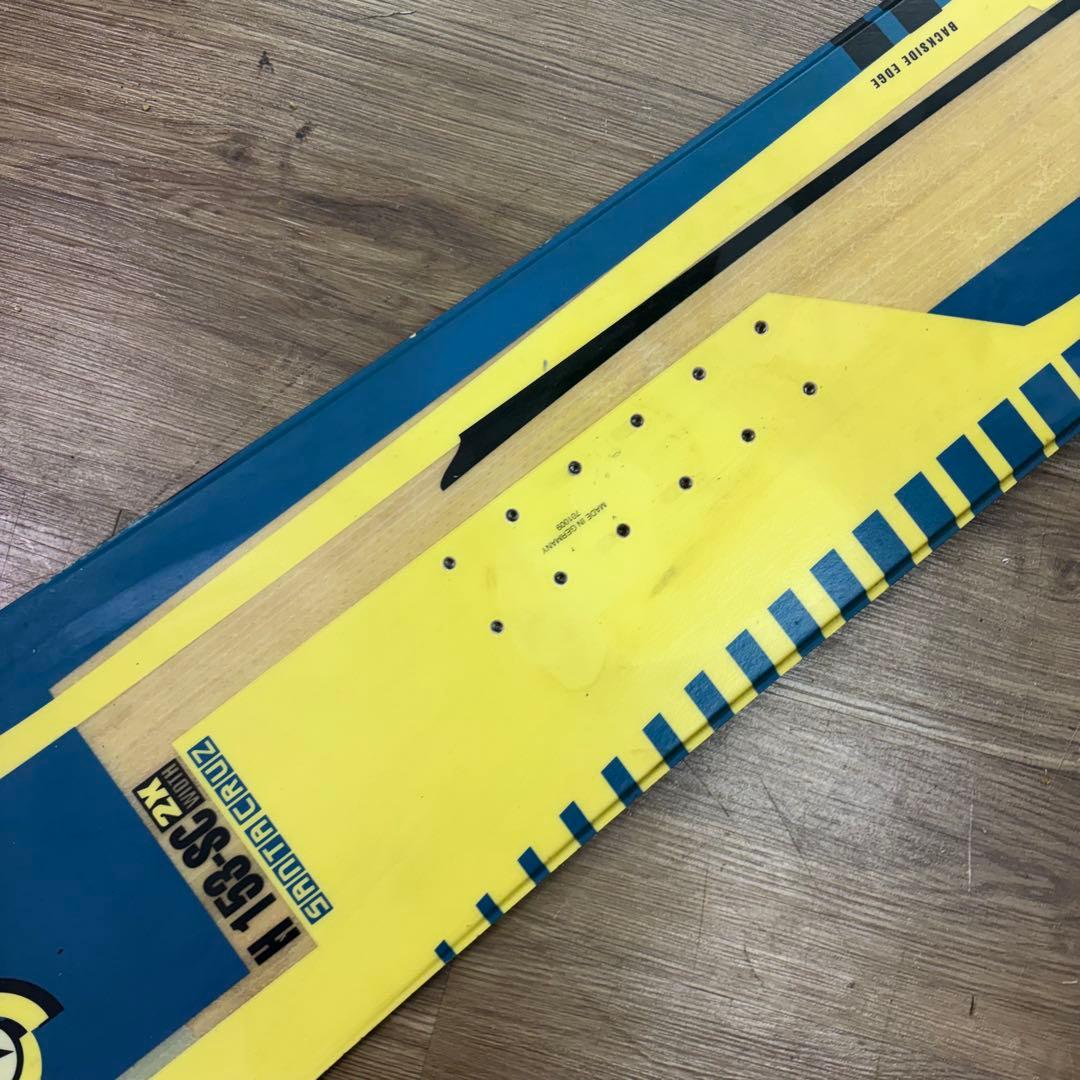 サンタクルーズ 153cm ワイド スノーボード 板 パウダー フリーライド