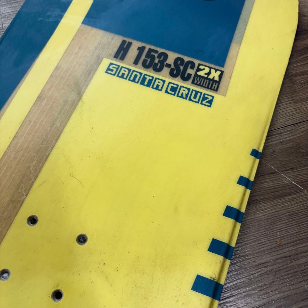 サンタクルーズ 153cm ワイド スノーボード 板 パウダー フリーライド