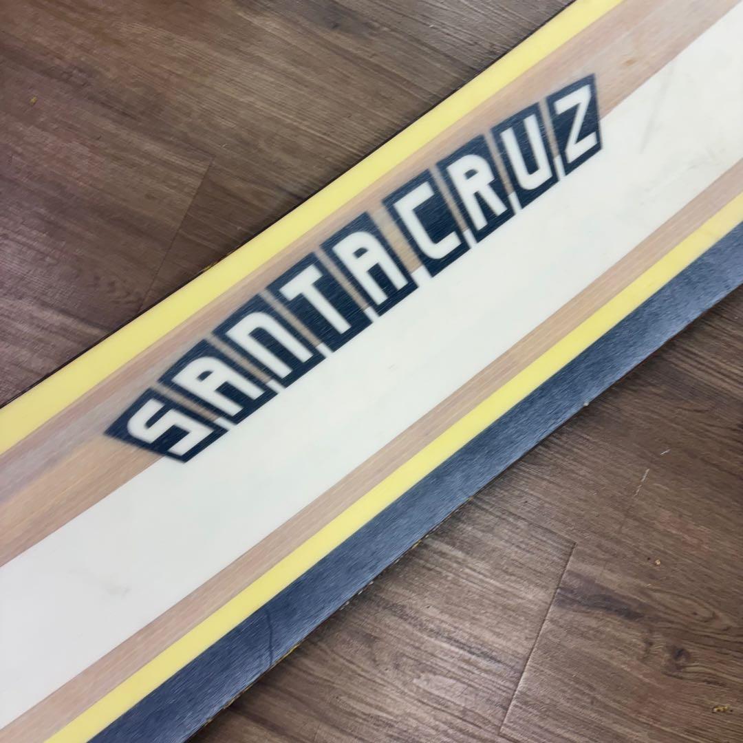 サンタクルーズ 153cm ワイド スノーボード 板 パウダー フリーライド