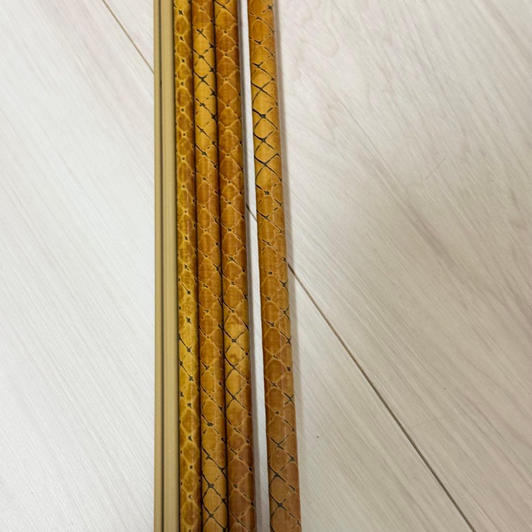 極美品　SHIMANO 朱紋峰 飛ぬけ 18 一八 ヘラ竿　6本継　ヘラブナ