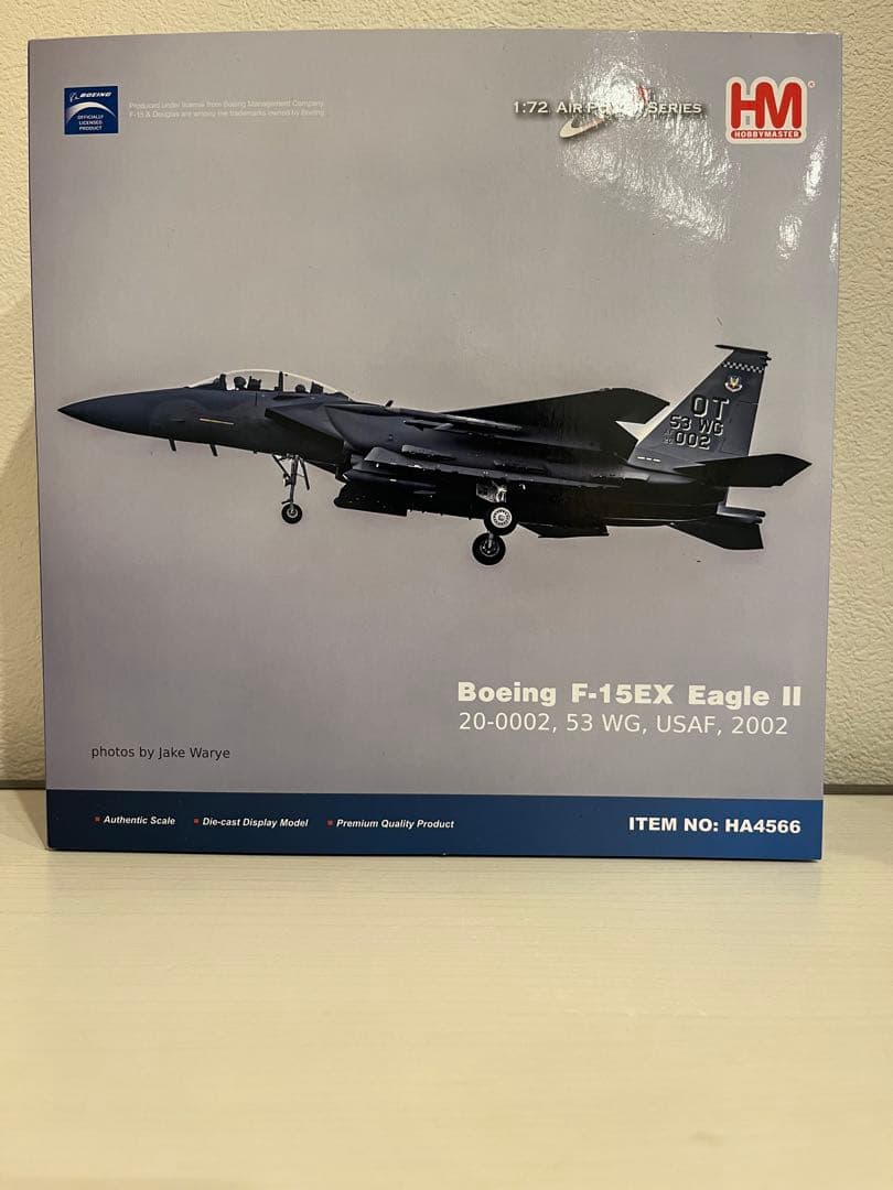 【新品•完全未開封】F-15EX イーグルII アメリカ空軍第85試験評価飛行隊
