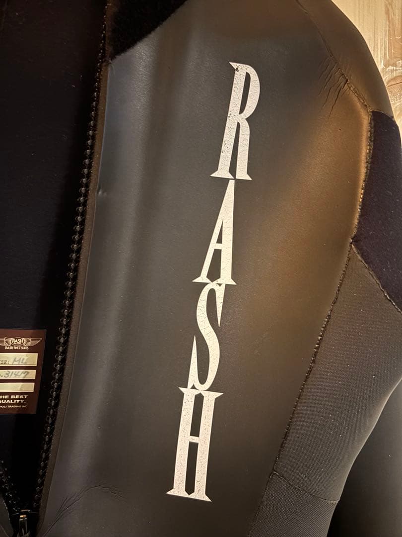 RASH セミドライ裏起毛フルスーツ　5㎜/3㎜メンズML