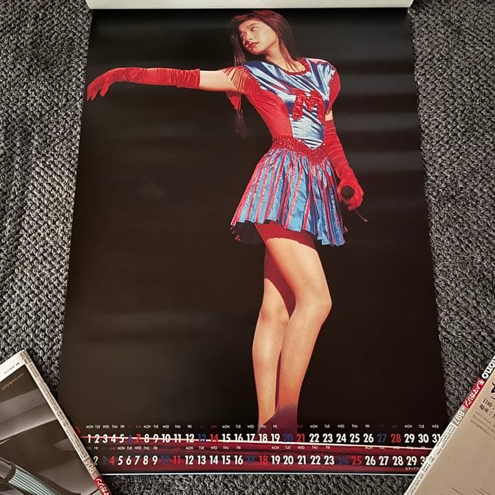 森高千里　希少　1991年　カレンダー　グッズ　ポスター　JULIA