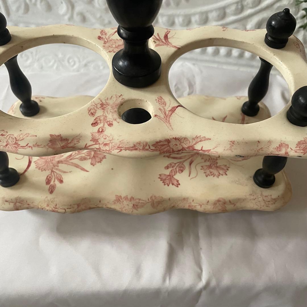 アンティーク♪オイルビネガーボトルスタンド