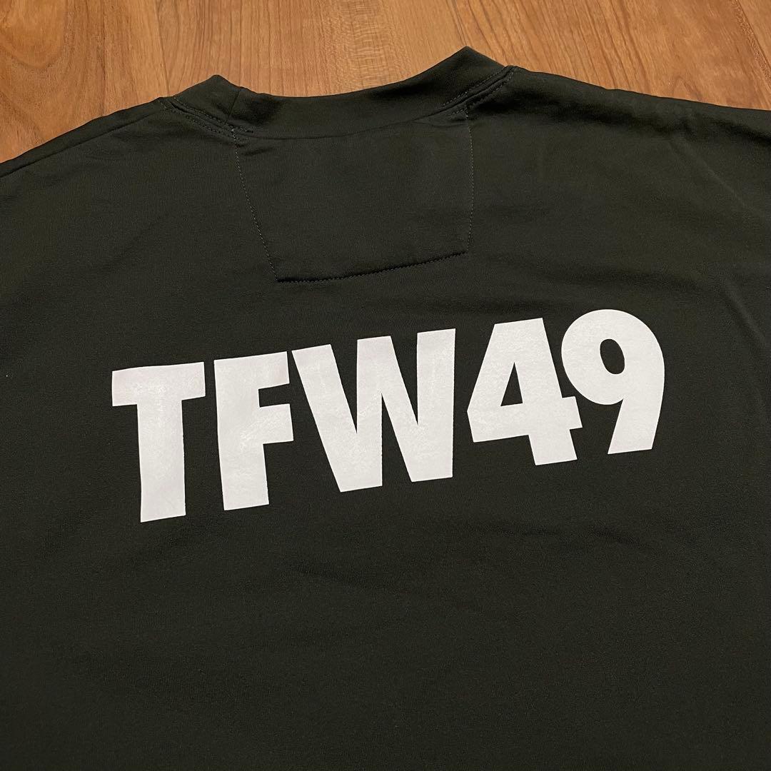 TFW49 Tシャツ XL グレー　カーキ　スウェット　junhashimoto