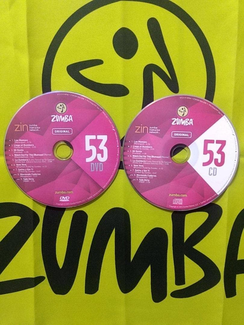 ZUMBA　ズンバ　 CD ＆ DVD 20枚セット　ZIN51 ～ ZIN60