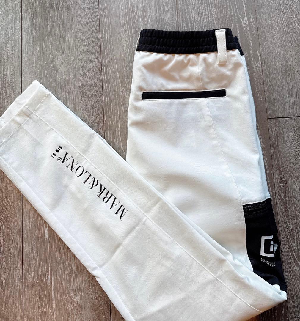 【美品】MARK&LONA パンツ ボトムス 白 CODE スウェット