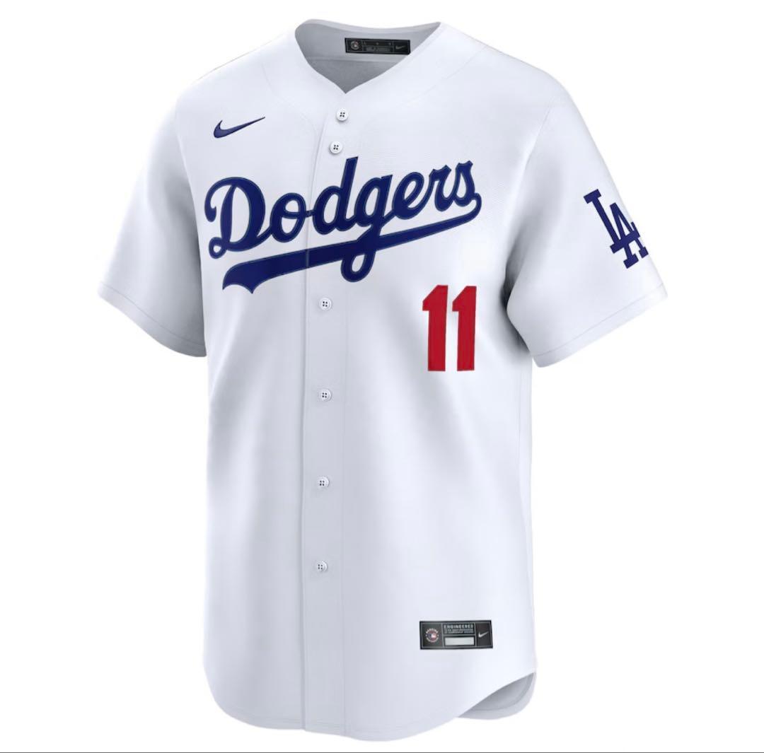 【Nike】佐々木朗希 公式ユニフォーム リミテッドジャージ L ドジャース 白