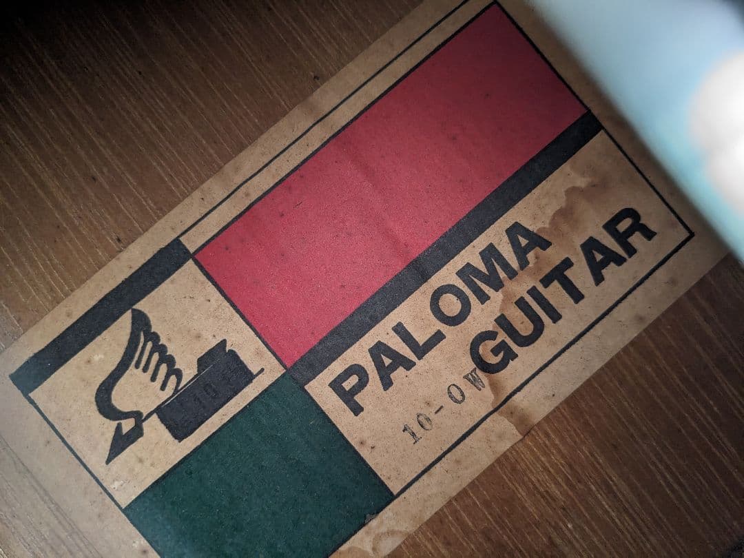 PALOMAアコースティックギター白(⁠ ⁠ꈍ⁠ᴗ⁠ꈍ⁠)