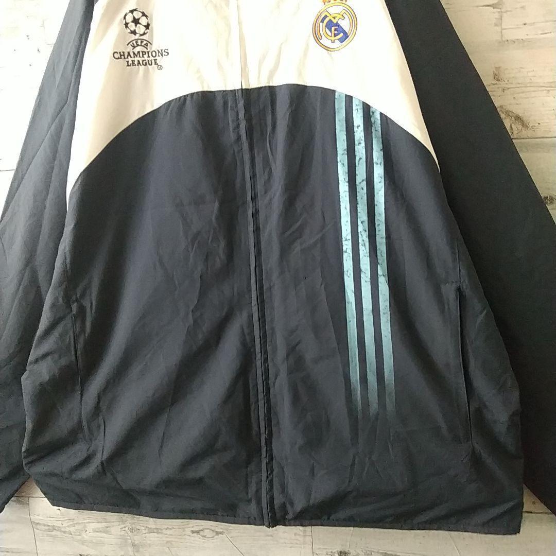 希少☆アディダス レアルマドリード 刺繍 CL仕様 ナイロンジャケット XO